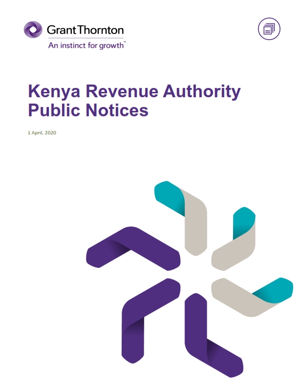 KRA public notices March 2020