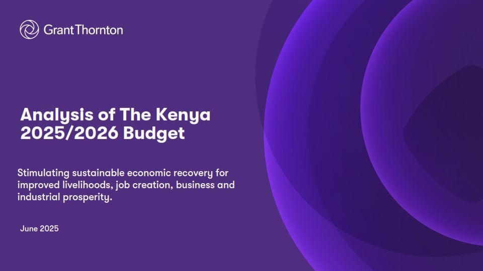 Analysis of The Kenya 2025/2026 Budget